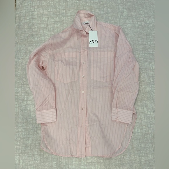 Zara oversized stripe shirt - Picture 4 of 4